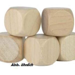 Würfel Naturholz Blanko W06 1
